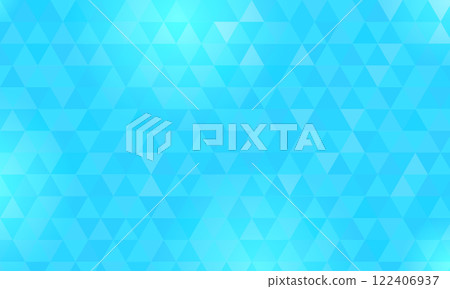 Cool blue polygon. Background material with the image of cold ice and cool summer. 122406937