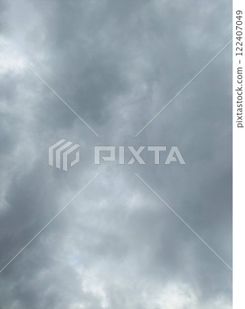 Cloudy sky landscape material 122407049