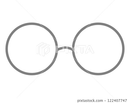 圓形眼鏡圖標 122407747