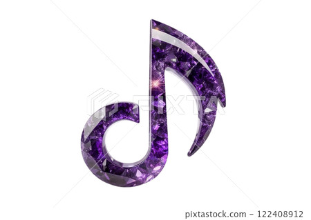 PNG Music symbol gemstone crystal amethyst 122408912