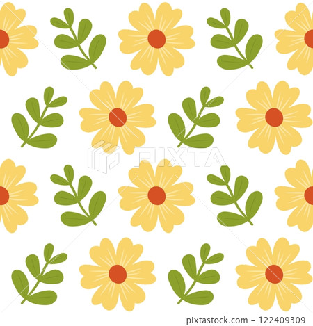 Cute pattern background  122409309