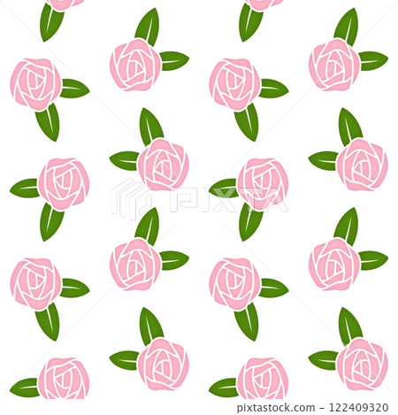 Cute pattern background - Stock Illustration [122409320] - PIXTA