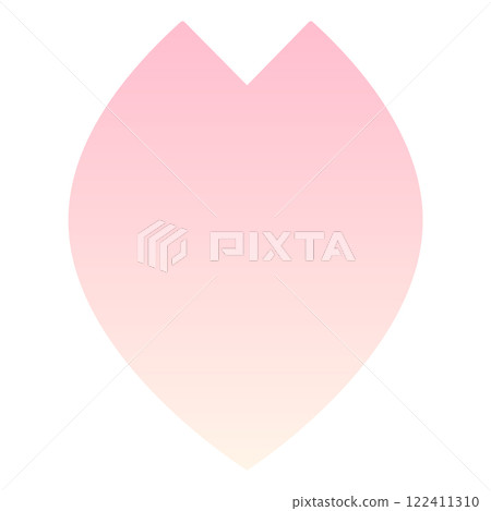 Simple spring color gradient frame background of cherry blossom petals Vector illustration Simple spring color gradient frame background of cherry blossom petals Vector illustration 122411310