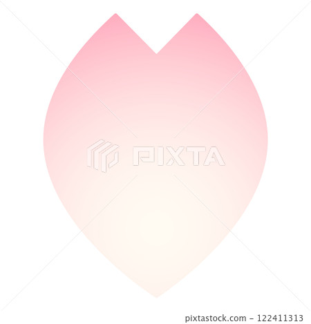 Simple spring color gradient frame background of cherry blossom petals Vector illustration Simple spring color gradient frame background of cherry blossom petals Vector illustration 122411313