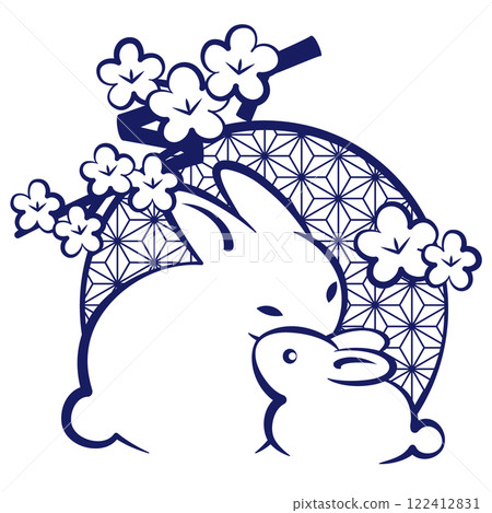 Parent-child rabbits 122412831