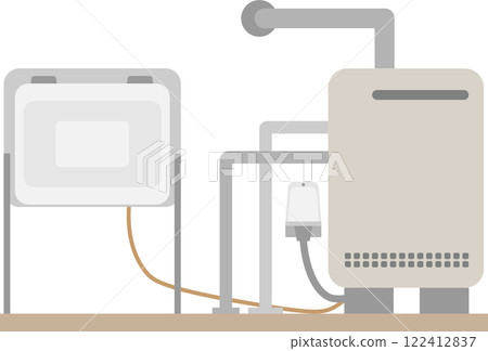 簡易油熱水器圖片素材 簡易油熱水器圖片素材 122412837