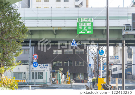 Hanshin Expressway Route 1 Loop Line Shinanobashi Exit Hanshin Expressway Route 1 Loop Line Shinanobashi Exit 122413280