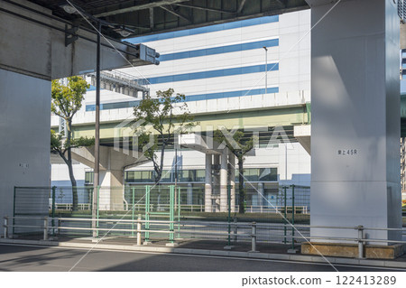 大阪市中央大通、阪神高速公路 122413289