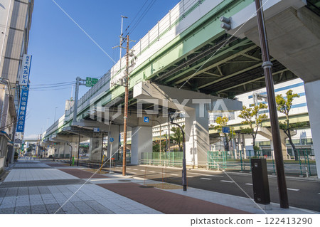 大阪市中央大通、阪神高速公路 大阪市中央大通、阪神高速公路 122413290