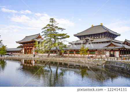 Todaiji Temple: Great Buddha Hall and Middle Gate 122414131