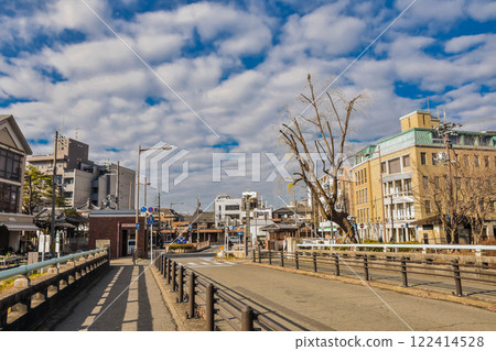 Streets around Demachiyanagi Station in Sakyo Ward, Kyoto City 122414528