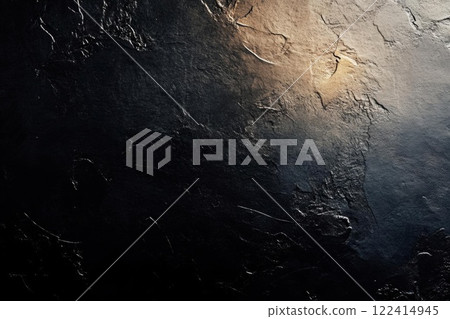 Dark Textured Background with Light Spot 122414945