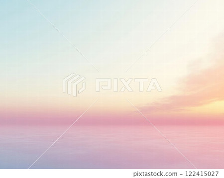 Pastel Sky and Sea: A Dreamy Sunset Horizon Pastel Sky and Sea: A Dreamy Sunset Horizon 122415027