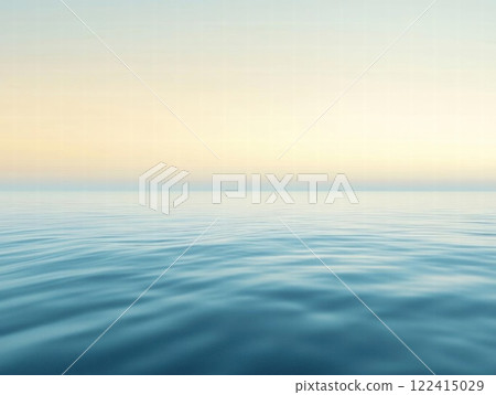 Tranquil Sea at Dawn - A Serene Seascape 122415029
