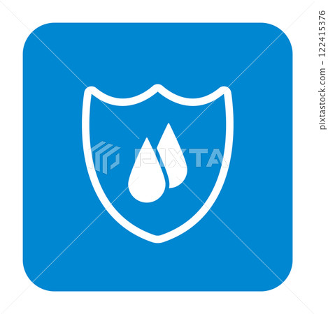 Waterproof icon illustration 122415376