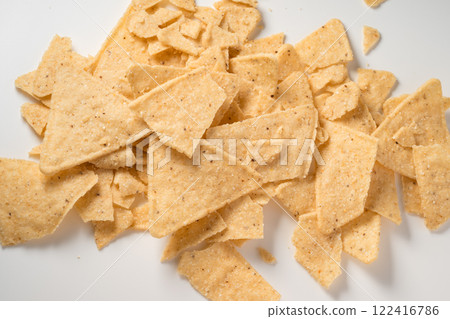 薯片 顆粒 頂端 122416786