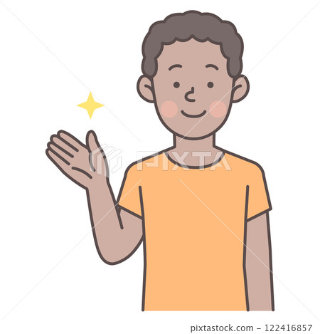 Guiding black man Guiding black man 122416857