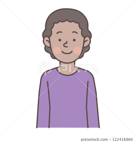 smiling black woman 122416860