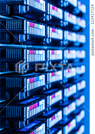 detail of hard disk array 122417124