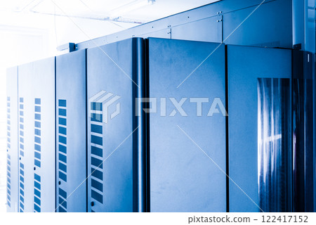 interior of internet provider data center 122417152