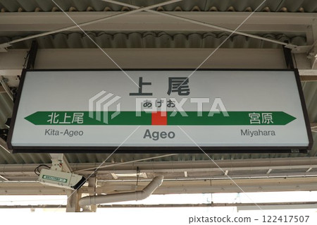 Ageo Station sign 122417507