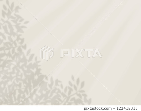 Background of tree shadows on a beige wall 122418313