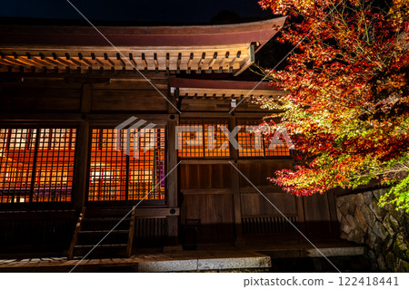 寶滿宮灶門神社的紅葉彩燈【福岡縣太宰府市】 122418441
