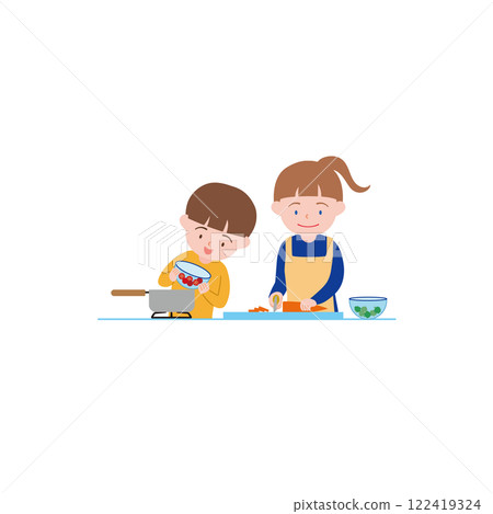 Help 4_Put the ingredients in the hot-pot 122419324