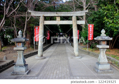 Kitakyushu City Kokuraminami Ward Kuzuhara Hachiman Shrine [Torii] 122419325