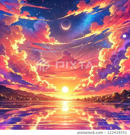 Background: Sunset 122419331