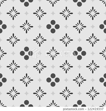 Abstract shape simple geometric motif classic pattern continuous background. Modern fabric design man shirt allover print block. Vector illustration Abstract shape simple geometric motif classic pattern continuous background. Modern fabric design man shirt allover print block. Vector illustration 122419337