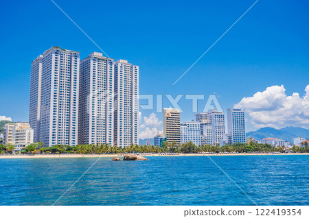 Nha Trang city skyline panoramic view in south Vietnam Nha Trang city skyline panoramic view in south Vietnam 122419354