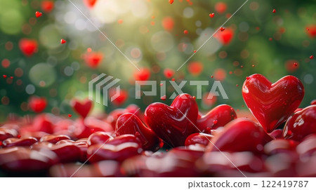 Valentine Day background 122419787