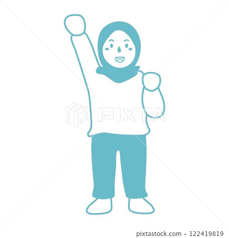 hand drawn flat ramadan illustration 122419819
