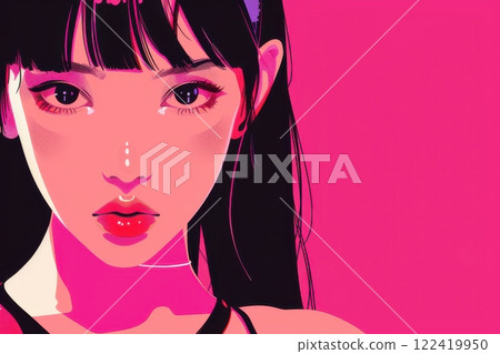 受東京啟發的復古流行女孩（動漫、漫畫、女孩、異世界） 122419950