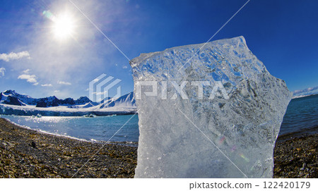 Glacier Ice, 14 of July Glacier, Arctic Glacier Ice, 14 of July Glacier, Arctic 122420179