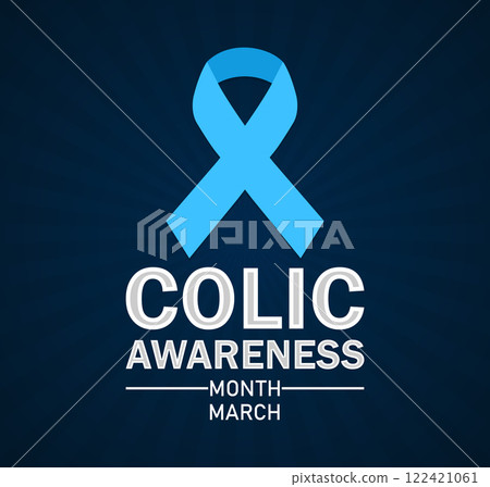 Colic awareness Month Vector illustration Colic awareness Month Vector illustration 122421061