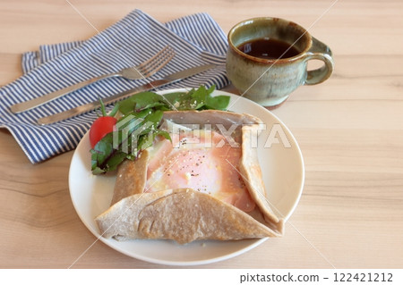 Galette of buckwheat flour 122421212