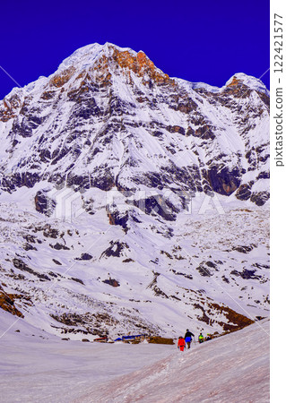 Annapurna Range Sunrise, Himalaya 122421577