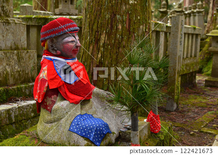 高野山奧之院神社參道、地藏菩薩化妝景觀 122421673