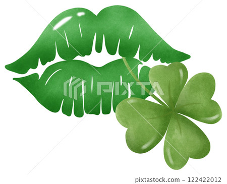 Lip and clover leaf colors for St. Patrick's Day 122422012