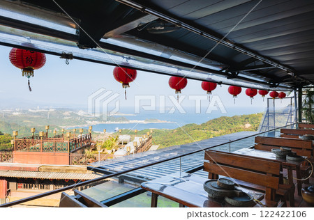 View from the terrace of Amei Teahouse, Jiufen 122422106