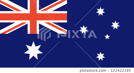 Australia country flag is a symbol of freedom and patriotism 122422185