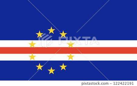 Flag of Cape Verde. Cabo Verde national banner 122422191