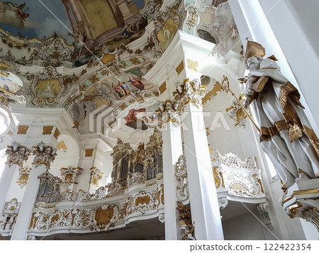 Pilgrimage church St. Nikolaus, Bernbeuren, Munich Way of St. James, Bavaria, Germany 122422354