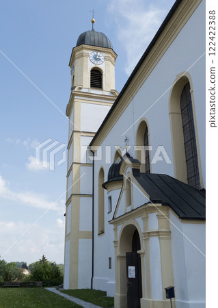 Pilgrimage church St. Nikolaus, Bernbeuren, Munich Way of St. James, Bavaria, Germany 122422388