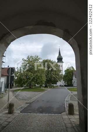 Pilgrimage church Rottenbuch, Munich Way of St. James, Bavaria, Germany 122422412