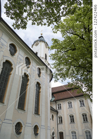 Pilgrimage church Wieskirche, Munich Way of St. James, Bavaria, Germany 122422466