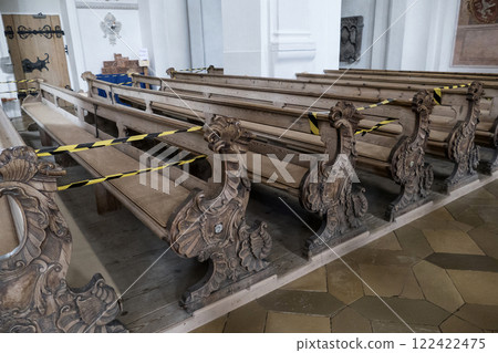 Pilgrimage church Steingaden, Munich Way of St. James, Bavaria, Germany Pilgrimage church Steingaden, Munich Way of St. James, Bavaria, Germany 122422475