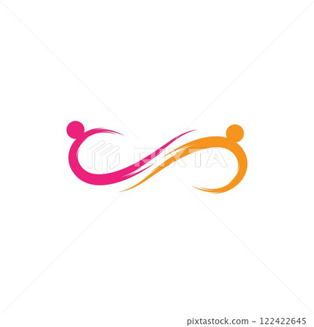 Infinity logo template 122422645